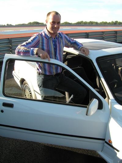 Niet kijken maar rijden!