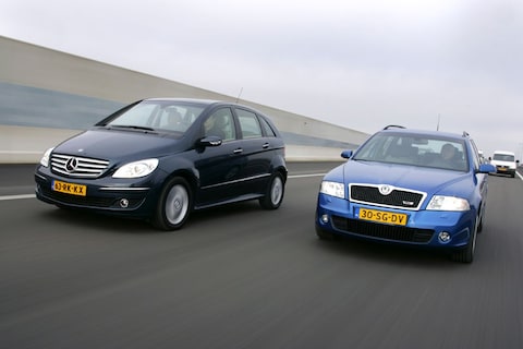 Mercedes–Benz B 200 Turbo – Skoda Octavia Combi RS
