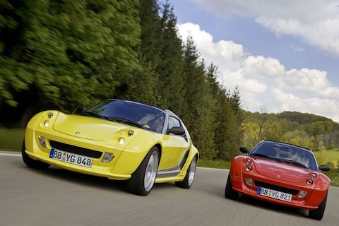 Wederopstanding Smart Roadster nabij