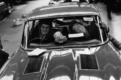 Jaguar in de etalage