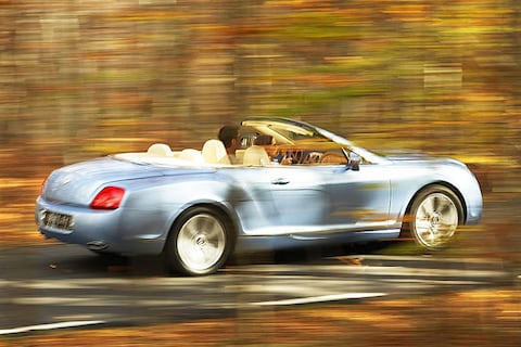 Doek af van Bentley Continental GTC
