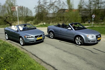 Dubbeltest Volvo C70 - Audi A4 Cabrio