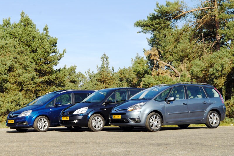 Opel Zafira - Renault Grand Scénic - Citroën C4 Pi