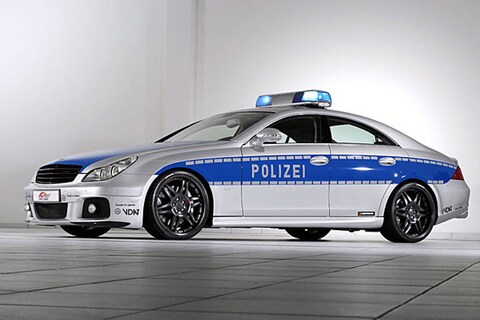 Brabus CLS Rocket voor even politie-auto