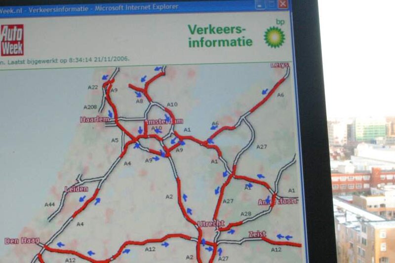 Chaos op de weg