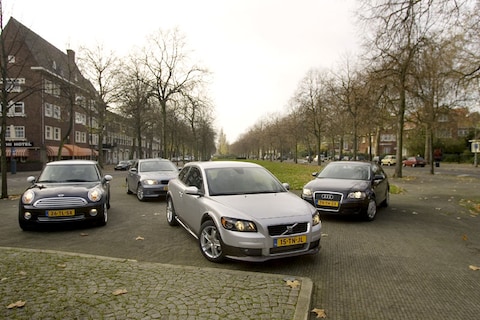 Test: Audi A3 1.6 FSI - BMW 116i - Mini Cooper - Volvo C30 2.0