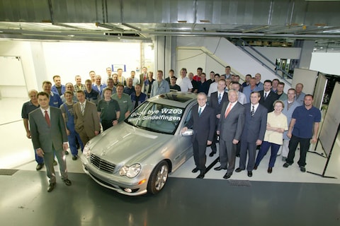 Laatste Mercedes C-klasse