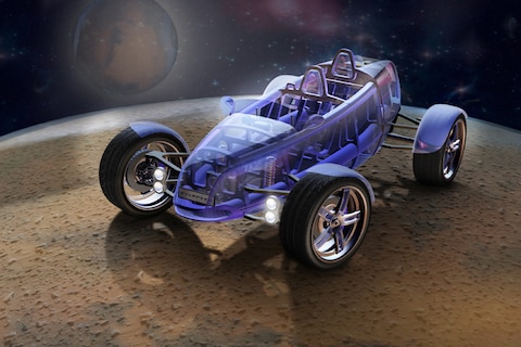 Doorzichtige Rinspeed eXasis