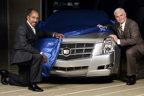 Cadillac trekt doek van voorkant CTS