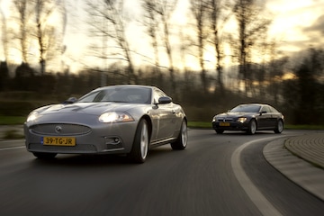 Jaguar XKR en BMW 650i High Executive