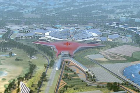 Ferrari-pretpark in Abu Dhabi