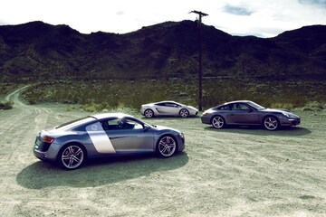 Audi R8-Lamborghini Gallardo-Porsche 911