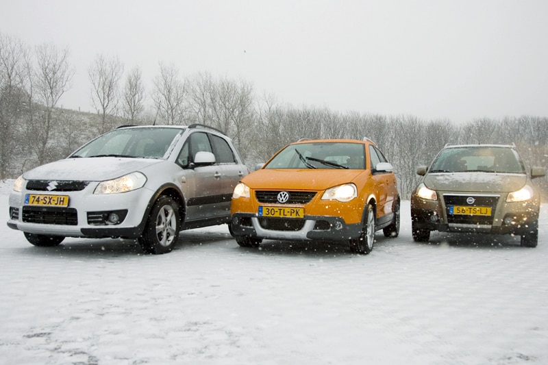 Fiat Sedici 4x4  Suzuki SX4 Volkswagen CrossPolo