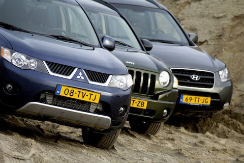 Test: Mitsubishi Outlander - Jeep Compass - Hyundai Santa Fe