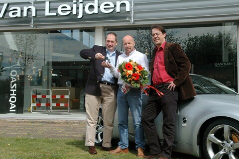 'Pardon, wat zegt u: een 350Z gewonnen?"