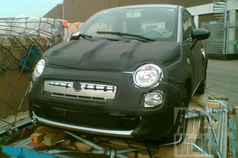 Fiat 500 op Schiphol