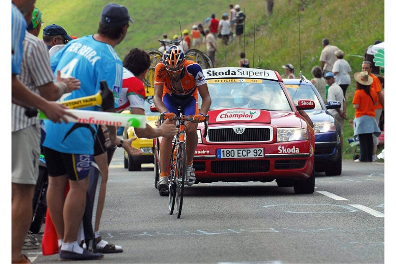 Skoda Superb in de Tour de France