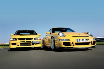 Mitsubishi Lancer EVO IX-Porsche 911 GT3