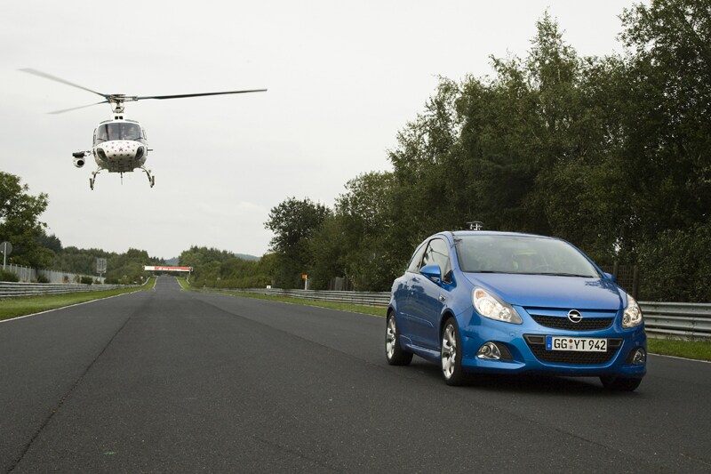 Opel Corsa OPC op Nurburgring