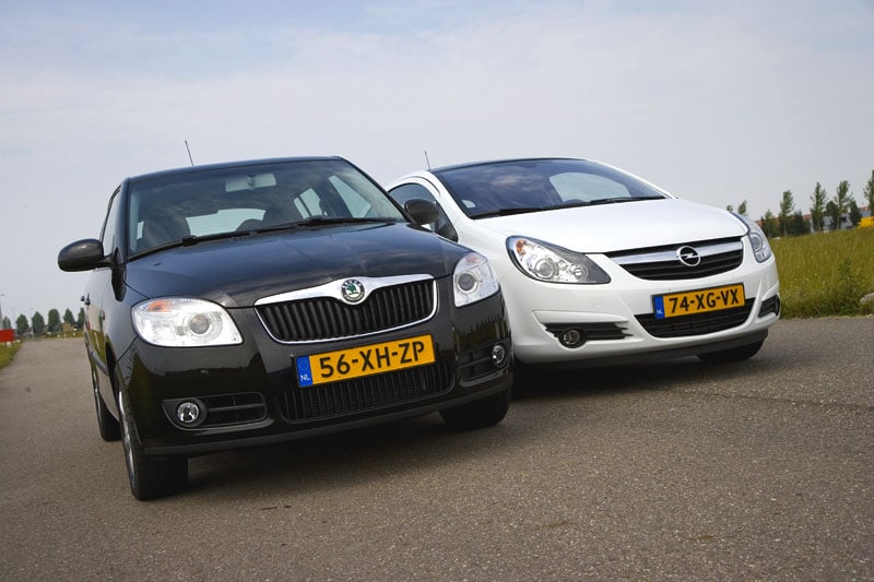 dubbeltest Opel Corsa 1.7 CDTi/Skoda Fabia 1.9 TDI