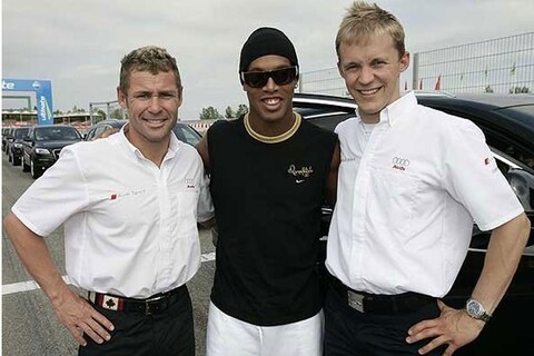 Ronaldinho in een R8