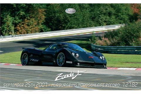 Pagani rijdt ronderecord