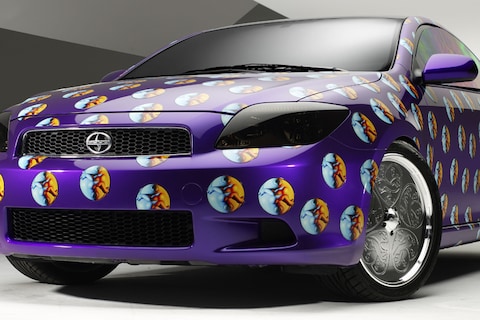 Pop art-draak op SEMA