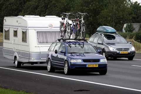 Caravans naar 90 km/u