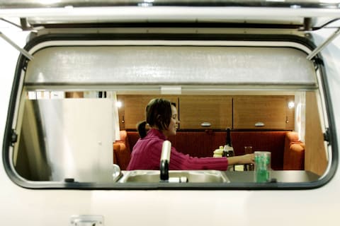 Caravan in het voetlicht