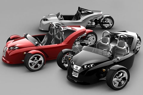 Cirbin: driewielige Harley Davidson