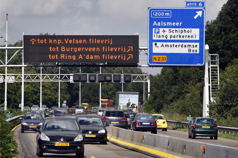 Onderhoud aan de A9 (foto: ANP)