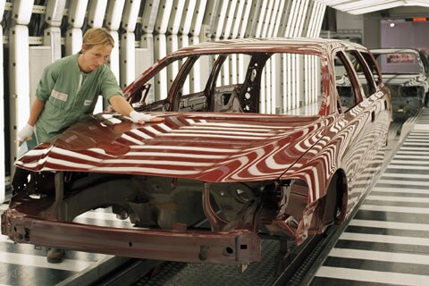 Volvo V70 productie Gent