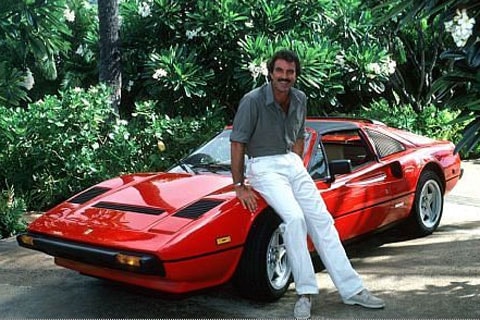 Ferrari 308 GTS 1985 met Thomas Magnum