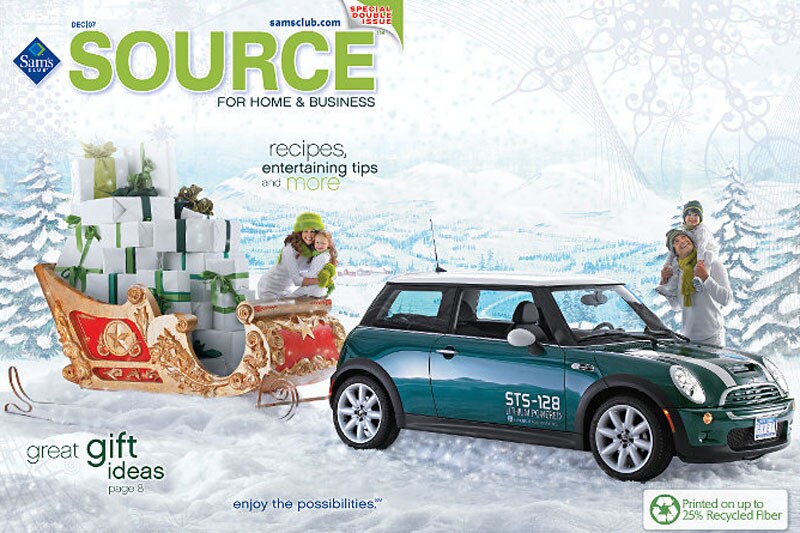 Mini met lithium-ion batterij bij Sam's club