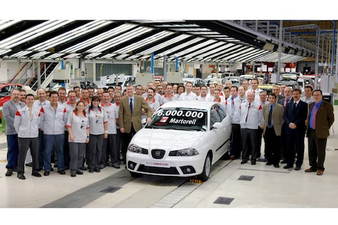 6 miljoenste Seat uit Martorell