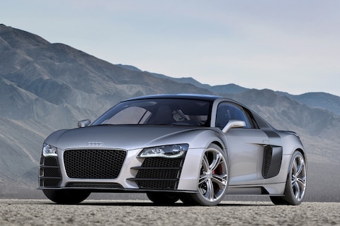 Audi R8 V12 TDI: oppassen voor je oprit