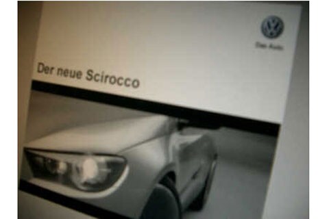 Volkswagen Scirocco brochure