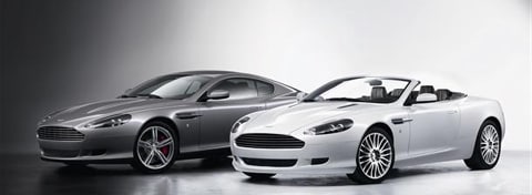 Aston Martin DB9 in het nieuw