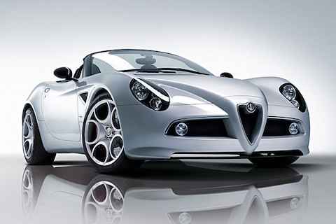 Alfa Romeo 8C Competizione Spyder aan de prijs