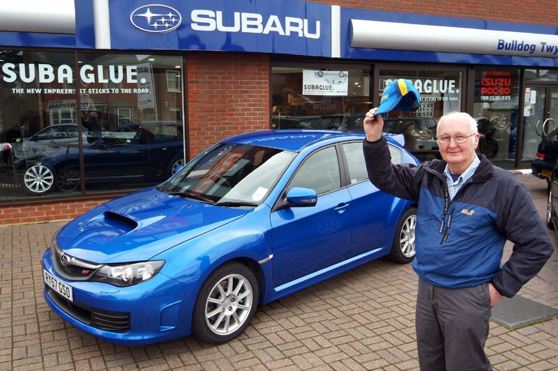 Een Subaru voor de 77-jarige Ron Billingham
