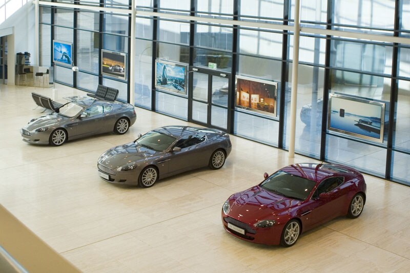 Aston Martin fabriek Gaydon