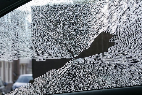 Toyota Prius gemolesteerd