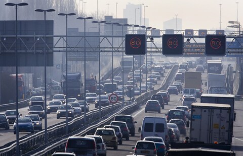 Fijnstof opvangen in tunnel A15