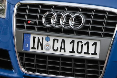 'V6 met supercharger in Audi S4'