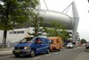 Oranje caravanstoet (foto: René Oudshoorn)