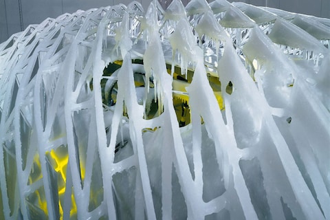 BMW waterstofauto ingevroren