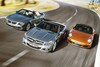 Mercedes SL 350  Porsche 911 Cabriolet  BMW 630i