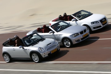 Mini Cabrio-BMW 1-serie Cabrio-Audi A3 Cabrio