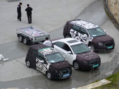 Nieuwe Chevroletfamilie gezellig op pad