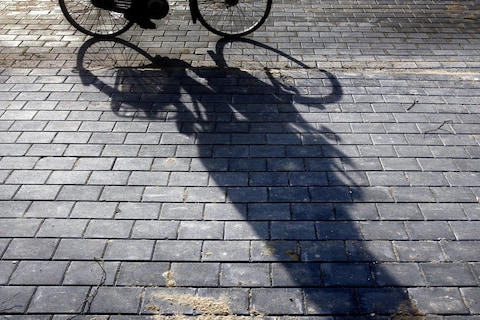 Proeftuin met schone straatstenen